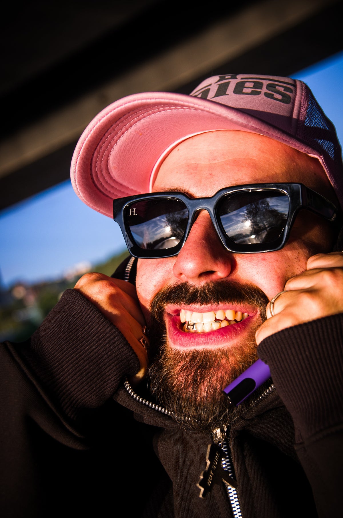 "District 821" Sunglasses Black Homies Edition