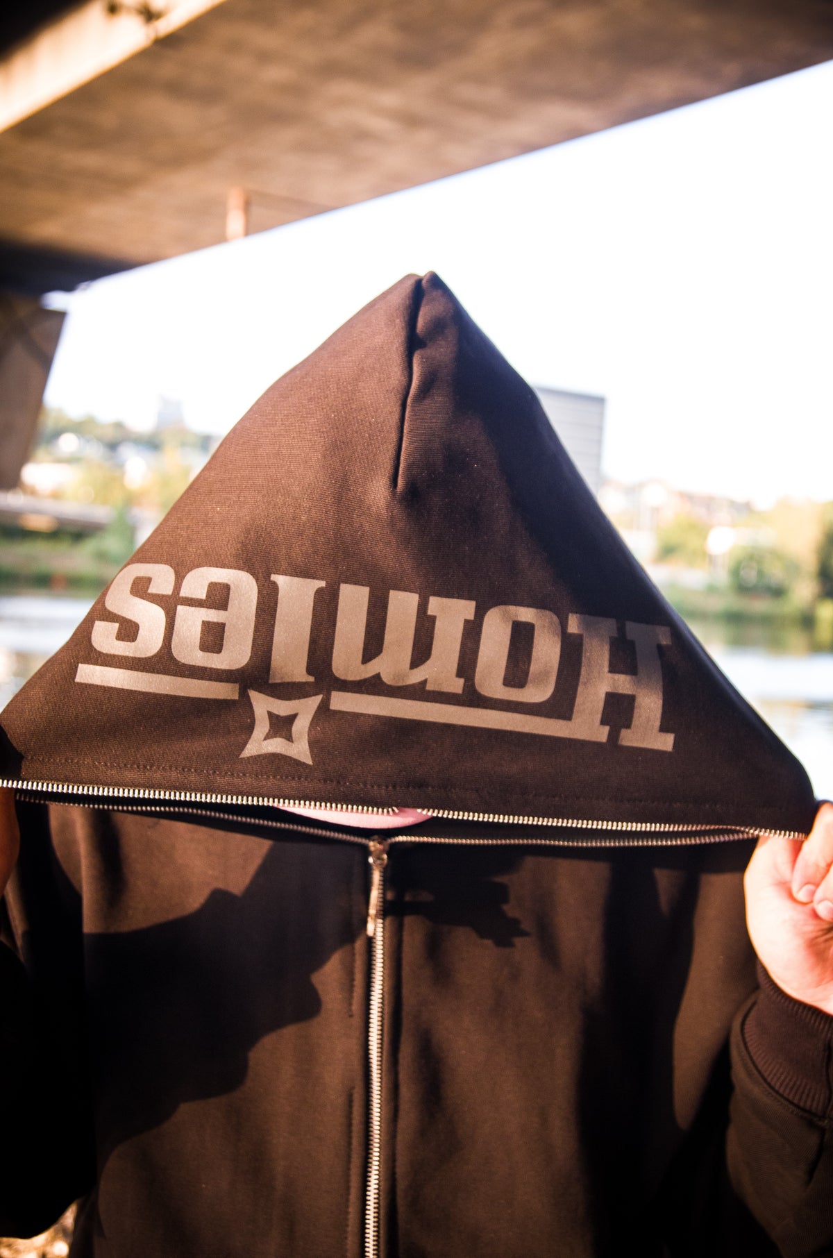 Homies Blackout Fullzip Hoodie