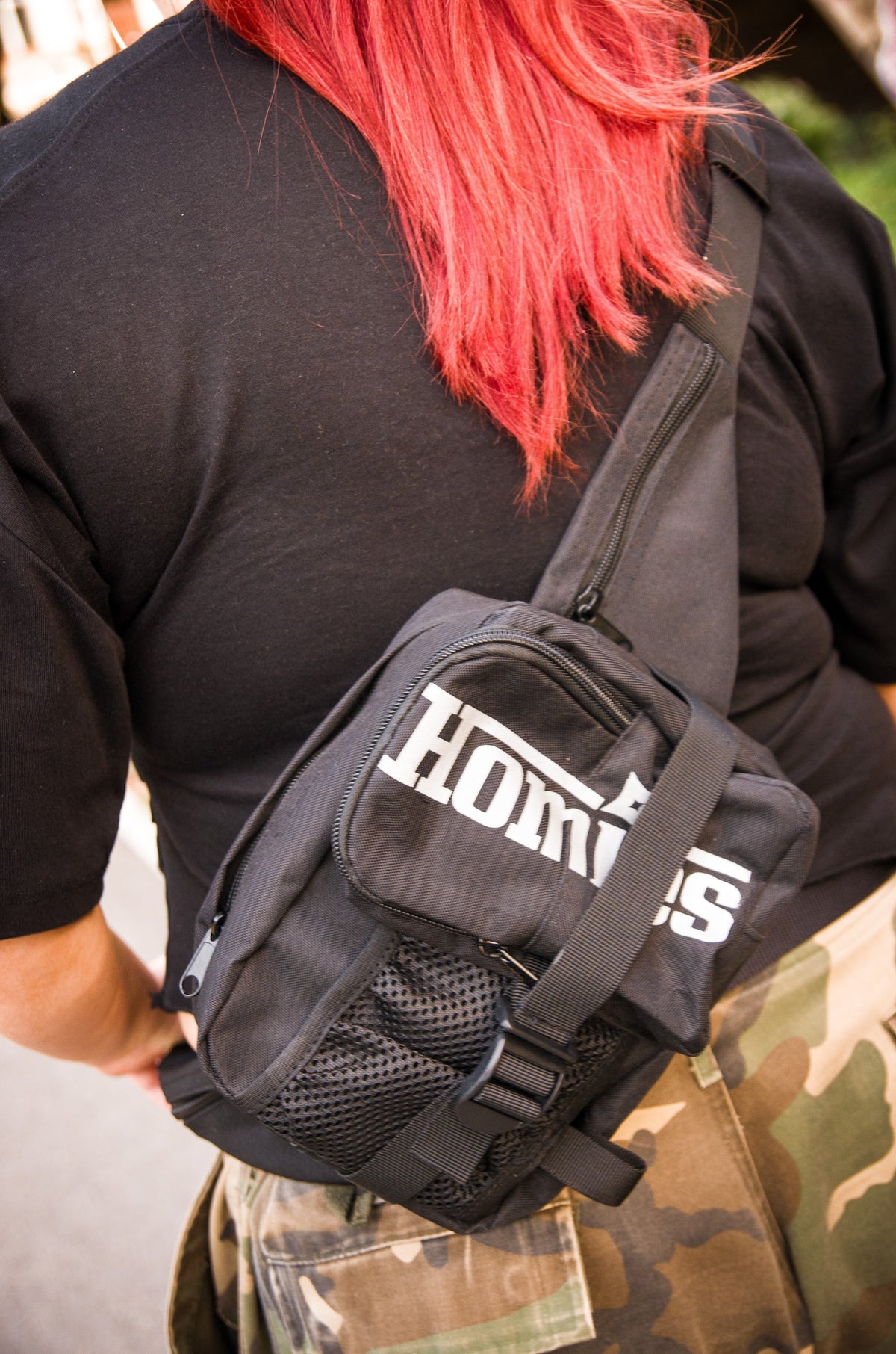 Homies Big Logo Water Bag Black
